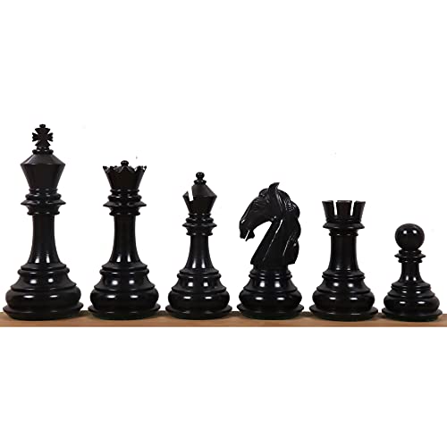Luxury 4.6" Columbian Triple Weighted Chess Pieces Set