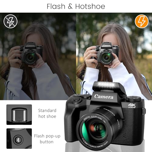 Saneen 4k Digital Camera for YouTube Vlogging