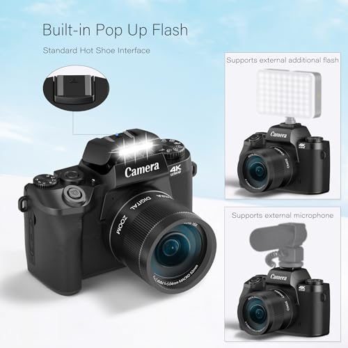 Saneen Digital Camera for Vlogging and Photography