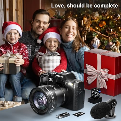 Mo 4K Vlogging Camera with Wide Lens & Autofocus