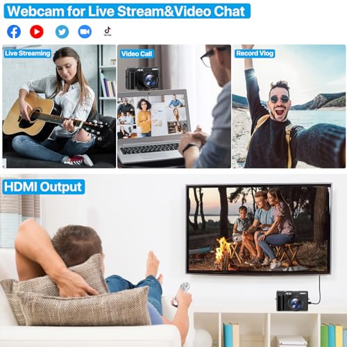 VIP 4K Autofocus Vlogging Camera with 16X Zoom