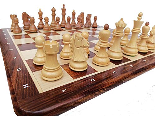 Luxury Wooden Dubrovnik Chess Set with 19" Board