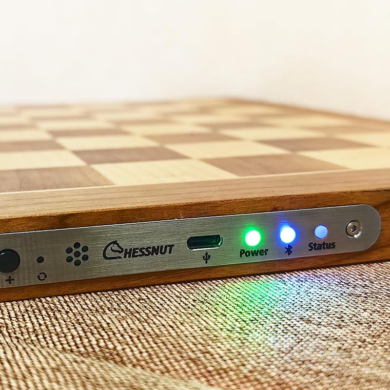 VIP Electronic Chess Set with LED Lights and App