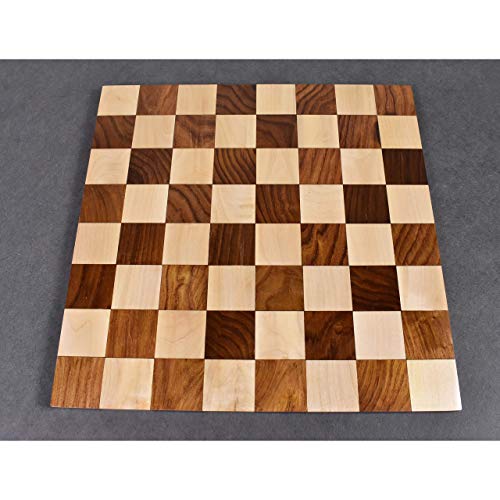 Luxury Large Borderless Chess Board - Sheesham/Maple Wood