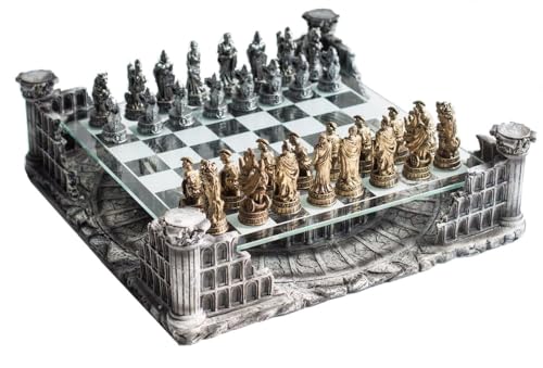 3D Chess Set featuring Roman Gladiators