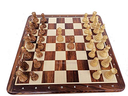 Luxury Wooden Dubrovnik Chess Set with 19" Board