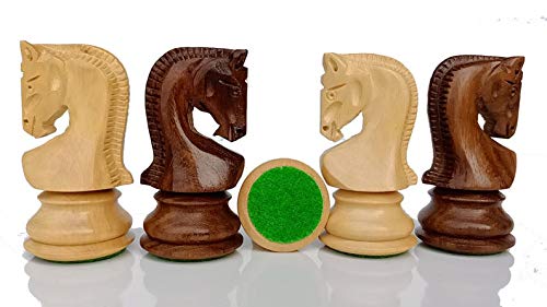 Russian Zagreb Chess Set with Golden Rosewood Board