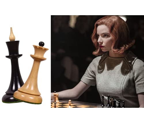 Soviet Latvian Reproduced Chess Pieces Set, Double Weighted