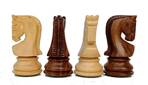 Russian Zagreb Chess Set with Golden Rosewood Board