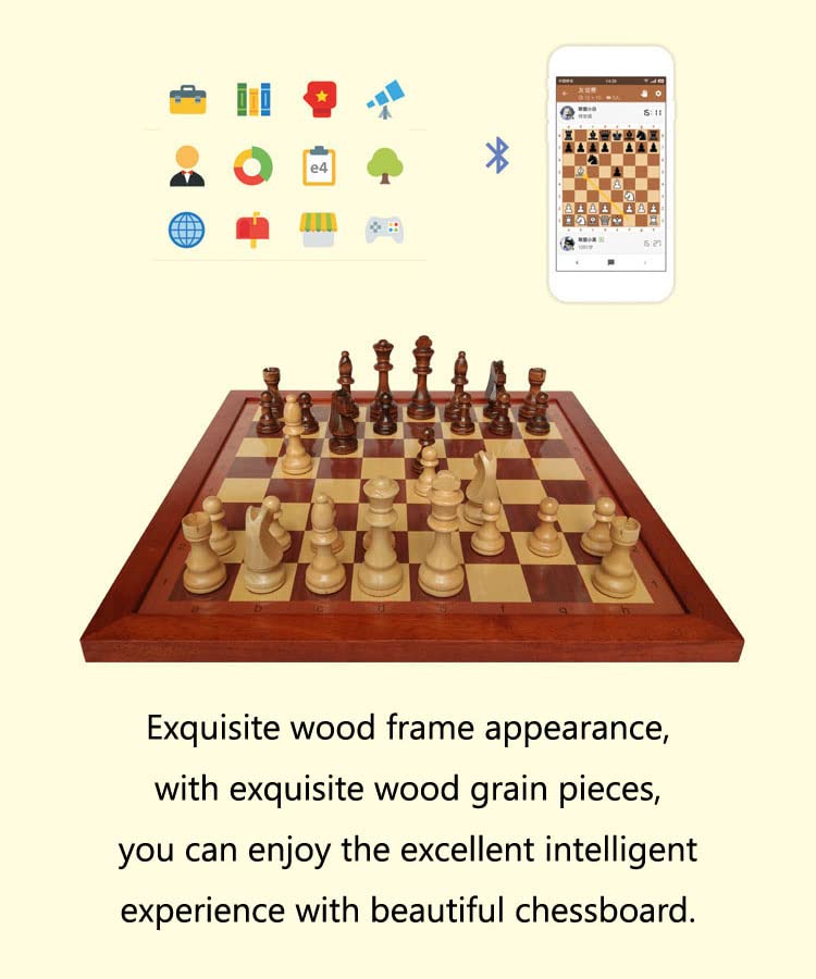 GENIFOX Electronic Chess Board Set - VIP Lichess Play