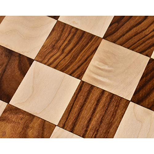 Luxury Large Borderless Chess Board - Sheesham/Maple Wood