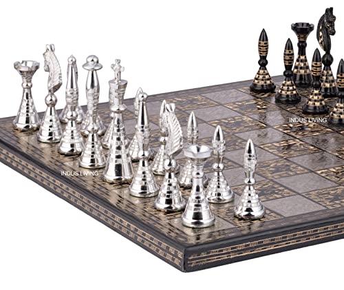 Handmade Luxury Chess Set for Professional Tournaments, 12