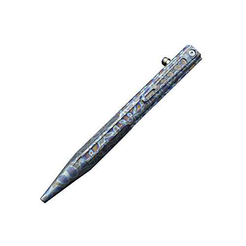 Titanium Bolt Action Ballpoint Pen with Clip - Multicolored