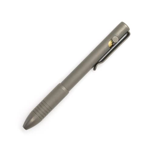 BIG IDEA DESIGN Bolt Action Pen - Titanium Stonewashed