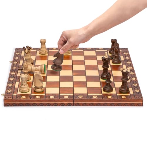 Husaria European Chess Set - Large 21.7 Inches