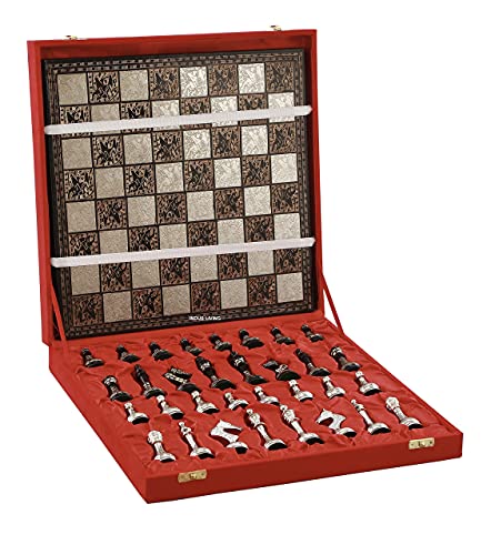 Luxury Handmade Metal Chess Board Set for Professionals