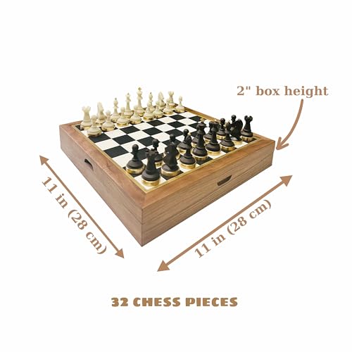 Luxury Chess Set with Storage - Modern Design