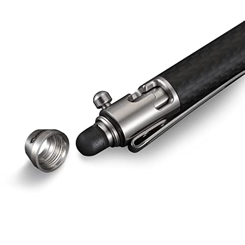 Titanium Bolt Action Pen Stylus with Pocket Clip