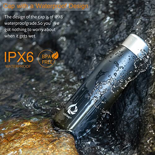 Self-Cleaning Insulated Stainless Steel Water Bottle with UV Purifier