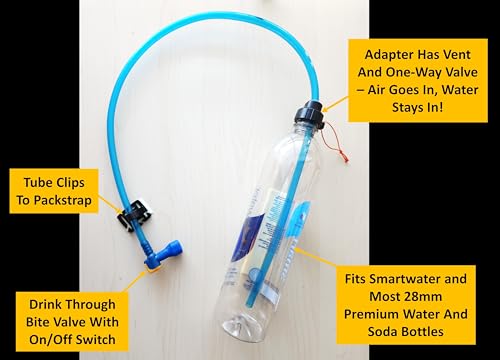 Hydration Tube Adapter for Smartwater and Premium Bottles