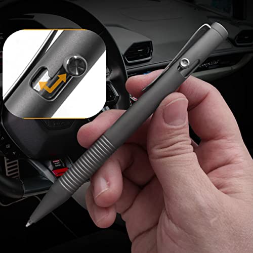 VIP Titanium Alloy Bolt Action Pen with 3 Refills