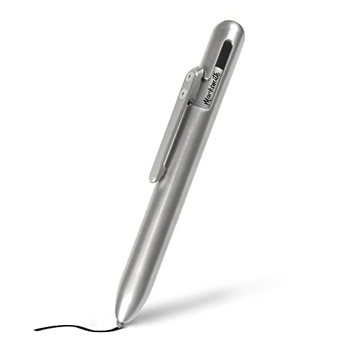 MARKSMITH Titanium Retractable Permanent Marker - Write Anywhere