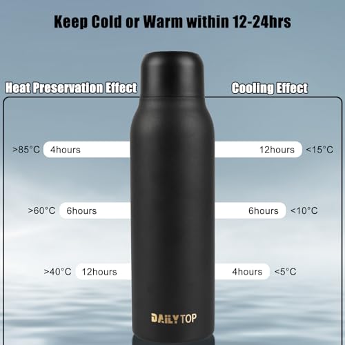 20oz Insulated Stainless Steel UV Purifying Water Bottle