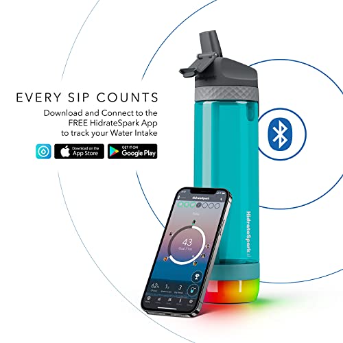 Hidrate Spark PRO Lite Water Bottle - 24 oz - Sea Glass