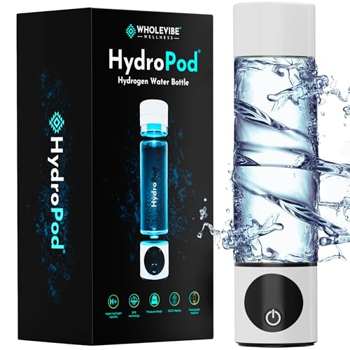 HydroPod Hydrogen Water Bottle with Ionizer and Filter
