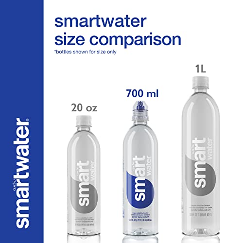 24 Pack smartwater Sports Cap, 700ml, 23.7oz