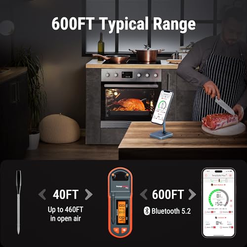 ThermoPro Plus 600FT Wireless BBQ Meat Thermometer