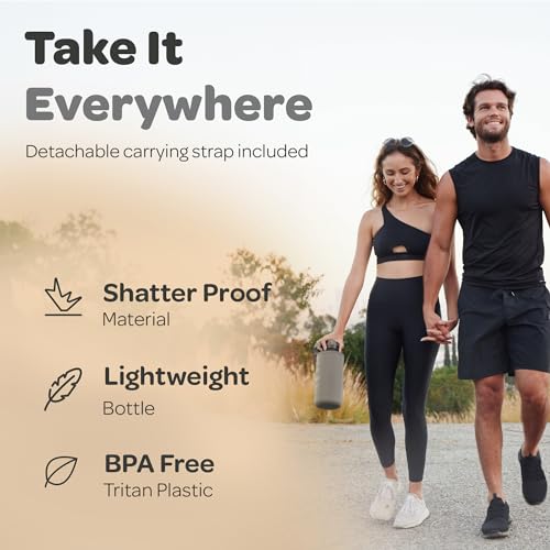 Hydracy 2L Water Bottle: Leakproof, Motivational Timeline