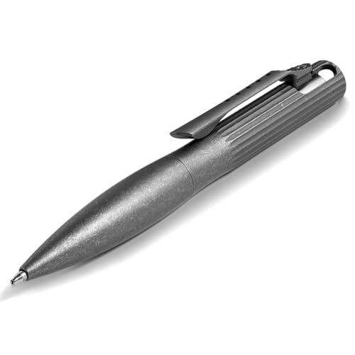 TIMULTI Titanium Bolt Action EDC Writing Pen, Metal Tactical