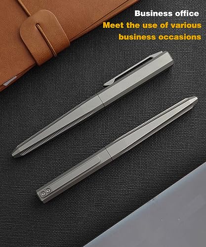 Titanium Ballpoint Pen with Cap: Luxury EDC Pen