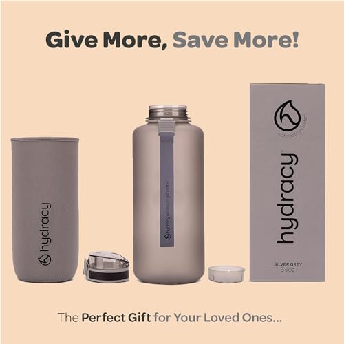 Hydracy 2L Water Bottle: Leakproof, Motivational Timeline