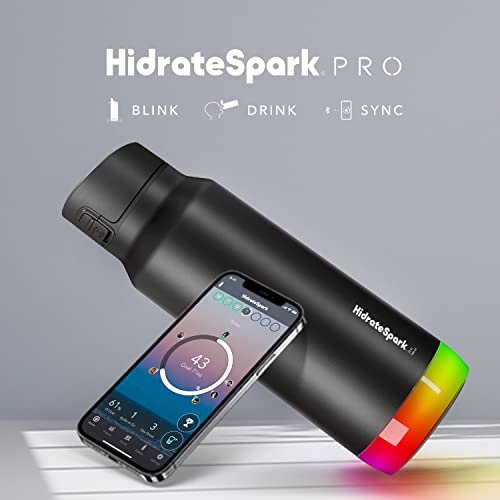 Hidrate Spark PRO Smart Water Bottle - Stainless Steel