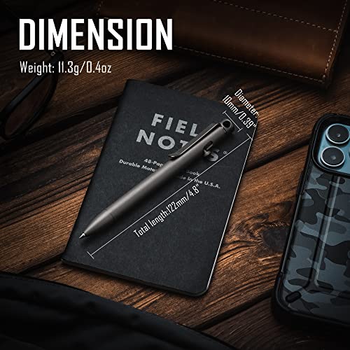 KeyUnity KP01 Titanium Alloy EDC Bolt Action Pen