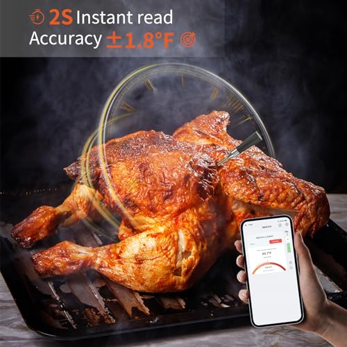 BtcLink Wireless Meat Thermometer - Precision Cooking Essential