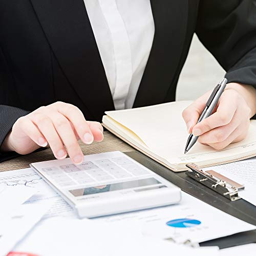 Titanium Push Button Ballpoint Pen - Lightweight Signature Gift