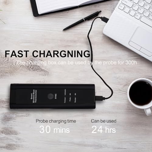 Pytozou Wireless Meat Thermometer with Smart APP Control