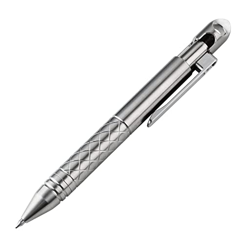 Titanium Bolt Action Pen with Tungsten Side