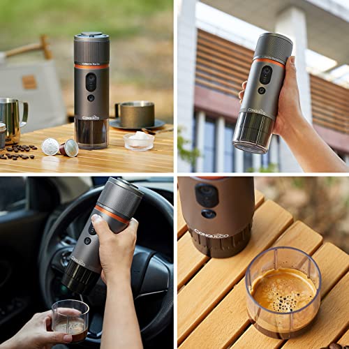 CONQUECO Portable Espresso Machine for Travel and Camping