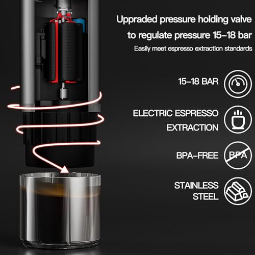 Portable Espresso Coffee Machine: 12V Electric VIP Maker