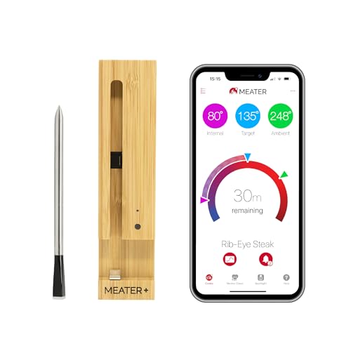 Wireless Smart Meat Thermometer with Bluetooth: MEATER Plus
