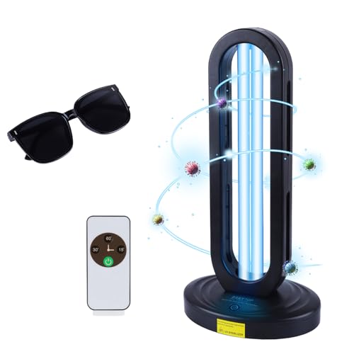 UVC Lamp with Remote Control for Home Disinfection