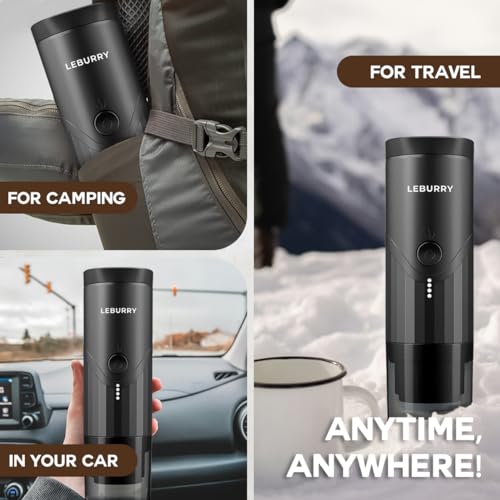 Portable Espresso Maker for Coffee Grounds & Capsules