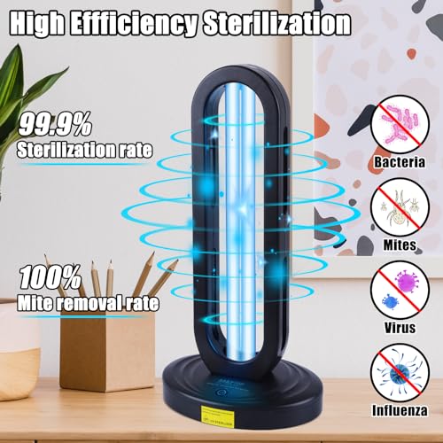 UVC Lamp with Remote Control for Home Disinfection