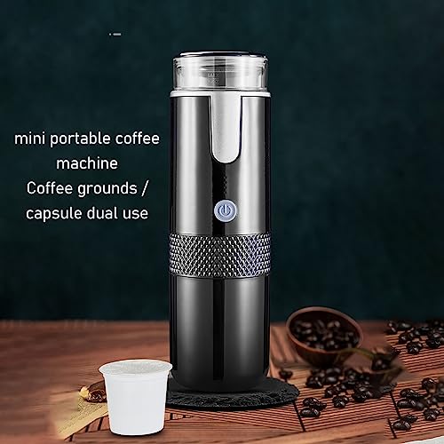 Portable Electric Espresso Maker, Rechargeable, for Travel & Office