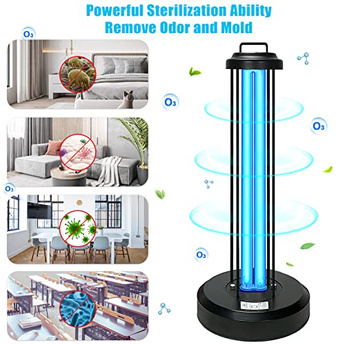 38W UV Sterilizer Lamp with Remote Control