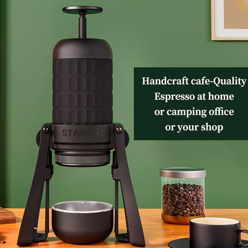 Staresso Plus Portible Coffee Maker, Stainless Steel, 20Bar